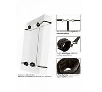 set manette e cavigliere da letto regolabili sadomaso costrittivo bondage