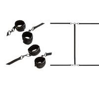 set manette e cavilgliere bondage sexy costrittivo da letto regolabili sadomaso