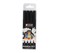 Set Manga 4 Pezzi Pigma Sensei Black 03, 04, 06, 10