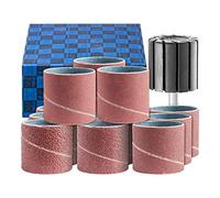 Pferd 42298004 Set di bussole per smerigliatura 13 pz. corindone Ø 30x30 mm A40, 60, 80, 150 con gambo di supporto Ø 6 mm