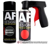 Set manico bombolette spray per aragosta WA984A Black Mist vernice di base me...