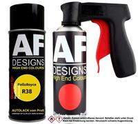 Set manico bombolette spray per RollsRoyce R38 Semaphore Yellow vernice di...