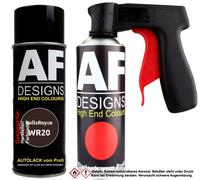 Set manico bombolette spray per RollsRoyce WR20 Madeira Red Perl vernice di b...