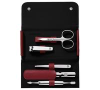 Set manicure 5 pezzi in rosso