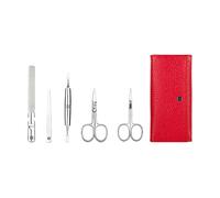 SET MANICURE E PEDICURE ZWILLING 5 pezzi custodia in pelle, strumenti in acciaio inossidabile