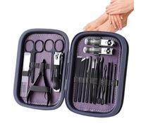 Set Manicure - Forbici durevoli multifunzionali per unghie mani e piedi - Elementi essenziali di igiene fisica per viaggi d'affari, casa, viaggi, saloni di bellezza, campeggio Olcana