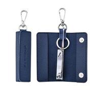 Set manicure, Kit tagliaunghie da 2 pezzi, strumenti for la cura del tagliaunghie e delle dita in acciaio inossidabile con plettro for orecchie for uomini e donne, set tagliaunghie portachiavi portati