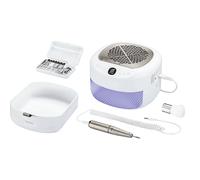 Beurer MP 200 Studio Nails Pro Station per Manicure/Pedicure 3 in 1, Fresa Elettrica per Unghie Adatta per Unghie in Gel e Acrilico con Lampada UV/LED e vano per raccogliere i residui, 9 accessori