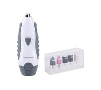 Grundig Manicure Set elettrico 5 in 1 - Kit manicure per mani e piedi - Dispositivi pedicure elettrici con 5 attacchi - Set compatto per la casa e i viaggi