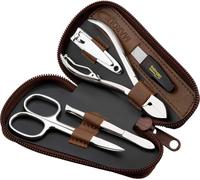 Set Manicure per Uomo E Donna - Kit Professionale Da 5 Pezzi Con Forbicine E Cus