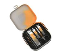 Set manicure Tagliaunghie Kit Pedicure 7Pcs Acciaio Inox Manicure Professionale Toelettatura Unghie Strumenti di Cura Dei Capelli Grooming Kit Con Pinzette Regalo Set