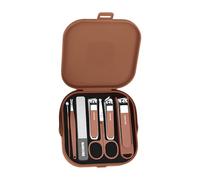 Set manicure Tagliaunghie Kit Pedicure 7Pcs Acciaio Inox Manicure Professionale Toelettatura Unghie Strumenti di Cura Dei Capelli Grooming Kit Con Pinzette Regalo Set