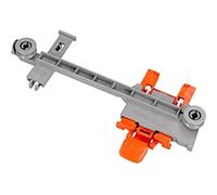 SET MANIGLIA COMPLETA DESTRA ARANCIO PER LAVATRICE ARISTON - C00534265