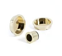 Set maniglia e unghia per porte scorrevoli finitura oro