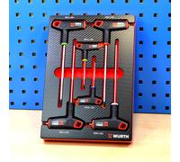 Set Maniglia Laterale Würth Zebra Torx Con Imbottitura Per Carrelli Da Officina