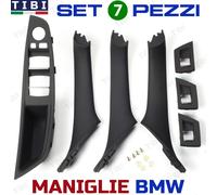 Set Maniglie Interne Anteriori + Posteriori per BMW Serie 5 F10 F11 M5 [ NERO ]