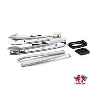 SET MANIGLIE PORTE CROMATE POSTERIORI GOLF MK1 HATCHBACK MK2 A2148