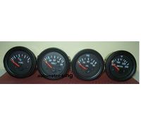 Set Manometri (4 pz) - Pressione Olio + Temperatura + Volt + Manometro Carbur...