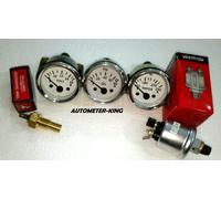 set manometri elettrici - Volt manometro Temp Gauge Manometro pressione olio ...