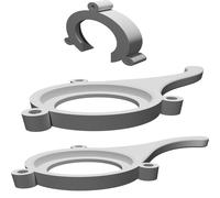 Set Manopole Accessibilità Stile Piatto Tromba Tulipano Impugnatura Universale