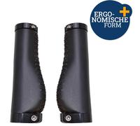 Set Manopole Bicicletta Ergonomico 135mm Potrebbe Pelle Retro Manici MTB ' Ebike