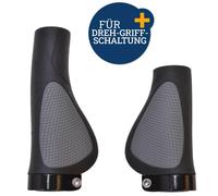 Set Manopole Bicicletta Ergonomico per Griff-Schaltung 130mm/95mm Ergo Manopole
