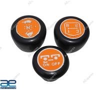 Set Manopole Cambio Nero 3 Pezzi Per Massey Ferguson 135 165 175 240 245