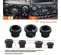 Set Manopole Comando Radio AC 3 Pezzi per Jeep Grand Cherokee WK2 2014-2021