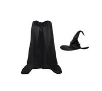 Set mantello e cappello da mago di Halloween morbido per spettacoli teatrali
