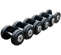 Set Manubri in Gomma 2,5-25KG/10 paia/275kg