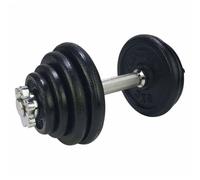 Tunturi Manubrio TNT.14TUSCL235 – 15 kg – Barra a vite – Nero