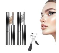 Set Mascara Ultimate Length & Curl, Mascara Volumizzante E Allungante, Mascaras Waterproof A Prova Di Sbavature Con Fibre Di Seta 4D, Delicato Per Occhi Sensibili (Mix)