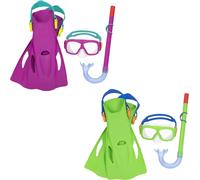 Set Maschera e Boccaglio da Sub Antiappannamento per Snorkeling 7-14 anni 25019