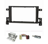 Set mascherina radio doppio DIN 2DIN adatta per Suzuki Grand Vitara 2a gen. d...