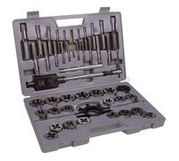 SET MASCHI E FILIERE IN ACCIAIO AL TUNGSTENO 45 PZ VALIGIA M6-M24 FERVI M100