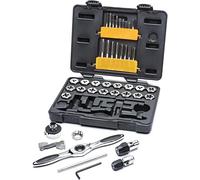 Set Maschi E Filiere Metrico Con Cricchetto Per Filettatura 42 Pezzi