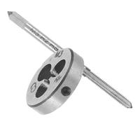 Set Maschio e Filiera per Filettatura a Senso Inverso Metallo Argento | Passo Grosso e Fine, Custodia Inclusa, Facile da Riporre e Trasportare, Set Completo per Officina