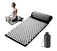 Set massaggiante con tappetino a pressione e cuscino - articoli antistress per adulti, tappetino massaggiante per piedi | set di tappetini massaggianti, accessori per la mediazione per disagio