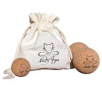 Set massaggiante: Duoball e massaggio/palla fasciale in sacchetto - sughero, maneggevole, ergonomico, inodore