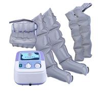 Set massaggiatore a compressione d'aria per gambe, braccia e vita per drenaggio linfatico, apparecchiatura per pressoterapia a corpo intero per rilassamento e circolazione sanguigna