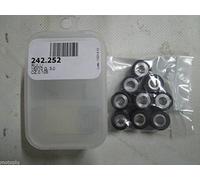 SET MASSE CENTRIFUGHE (RULLI) ORIGINALI POLINI 16X10 gr.3.0 - COLORE NERO