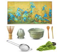 SET MATCHA TEA KIT 7 PEZZI CIOTOLA FRUSTA ACCESSORI PER TE' MATCHA JAPANESE