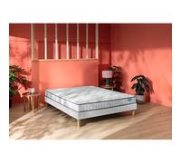 Set materasso in schiuma e rete, Happy Lit Bianco 140 x 200 cm