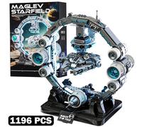 Set Mattoncini Astronave Falcon & Nautilus Magnetico Costruzione LED Star Trek