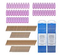 SET: maxi set da 150 pezzi TIG , WP-26, WP-18, WP-17 per la saldatura Accessori