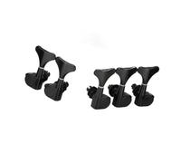 Set Meccaniche Chitarra Set Accordatori In Metallo Per Basso Elettrico A 5 Corde Nero(2L3R)