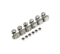 Set Meccaniche Chitarra Set Di Accordature Per Chitarra Elettrica 6R In Nichel Argento A Sei Coppie In Stile Vintage