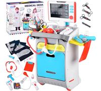 Set medico per bambini con carrello e strumenti interattivi
