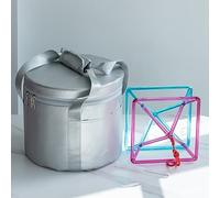 Set Merkaba for canto chakra al quarzo bicolore for meditazione yoga, piramide di canto in cristallo curativo con suono con percussore di cristallo e cinghia sospesa(7inch+case)