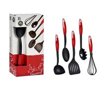 Set mestoli cucina antigraffio BPA Free Utensili In Nylon Kit 5pz